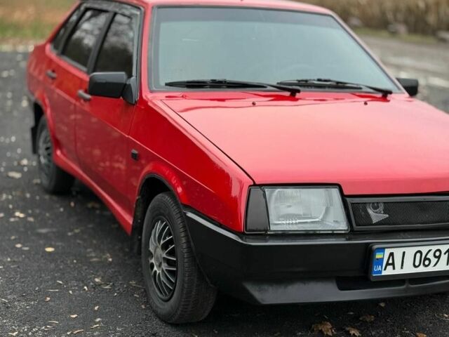 Красный ВАЗ 21099, объемом двигателя 1.5 л и пробегом 158 тыс. км за 1200 $, фото 2 на Automoto.ua