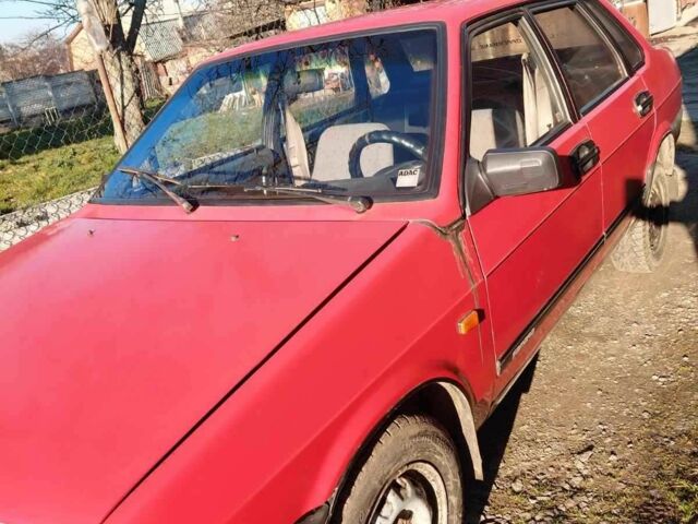 Красный ВАЗ 21099, объемом двигателя 1.5 л и пробегом 250 тыс. км за 1000 $, фото 8 на Automoto.ua