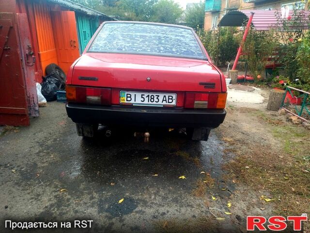 Красный ВАЗ 21099, объемом двигателя 1.5 л и пробегом 0 тыс. км за 500 $, фото 4 на Automoto.ua