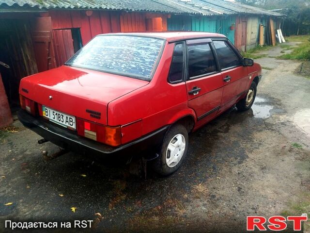 Красный ВАЗ 21099, объемом двигателя 1.5 л и пробегом 0 тыс. км за 500 $, фото 3 на Automoto.ua