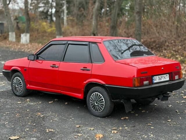 Красный ВАЗ 21099, объемом двигателя 1.5 л и пробегом 158 тыс. км за 1200 $, фото 6 на Automoto.ua
