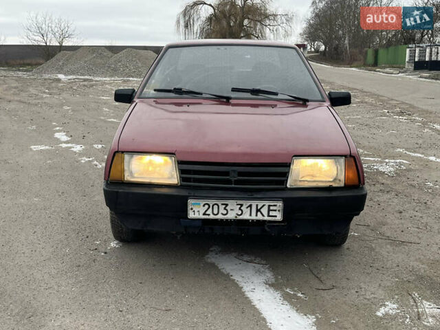 Червоний ВАЗ 21099, об'ємом двигуна 1.5 л та пробігом 200 тис. км за 550 $, фото 1 на Automoto.ua