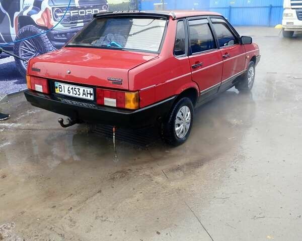 Червоний ВАЗ 21099, об'ємом двигуна 1.6 л та пробігом 250 тис. км за 1300 $, фото 3 на Automoto.ua