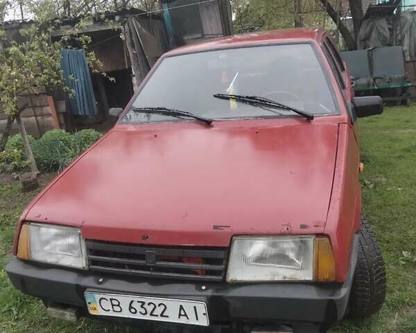 Красный ВАЗ 21099, объемом двигателя 1.5 л и пробегом 202 тыс. км за 999 $, фото 2 на Automoto.ua