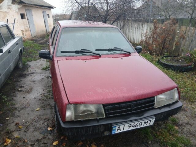 Красный ВАЗ 21099, объемом двигателя 1.5 л и пробегом 51 тыс. км за 1488 $, фото 2 на Automoto.ua