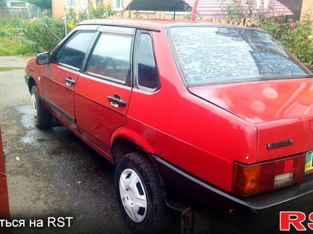 Красный ВАЗ 21099, объемом двигателя 1.5 л и пробегом 0 тыс. км за 500 $, фото 1 на Automoto.ua