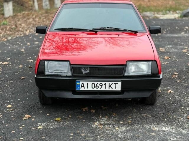 Красный ВАЗ 21099, объемом двигателя 1.5 л и пробегом 158 тыс. км за 1200 $, фото 1 на Automoto.ua