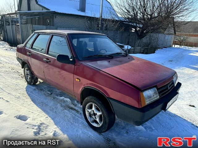 Красный ВАЗ 21099, объемом двигателя 1.5 л и пробегом 287 тыс. км за 1200 $, фото 5 на Automoto.ua