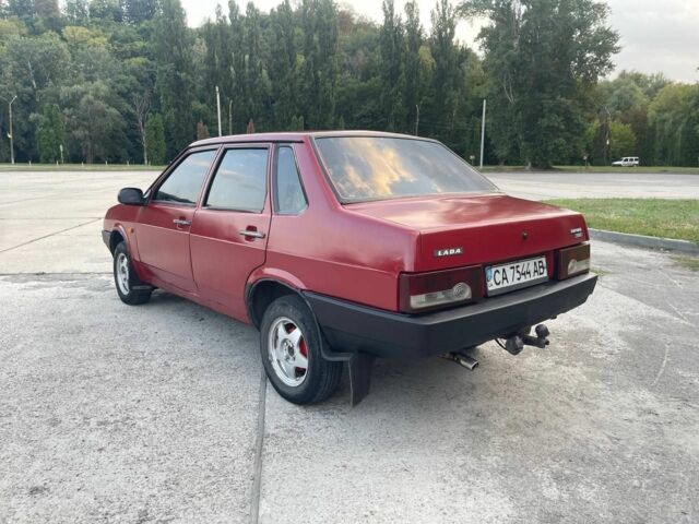 Красный ВАЗ 21099, объемом двигателя 1.5 л и пробегом 450 тыс. км за 1800 $, фото 4 на Automoto.ua