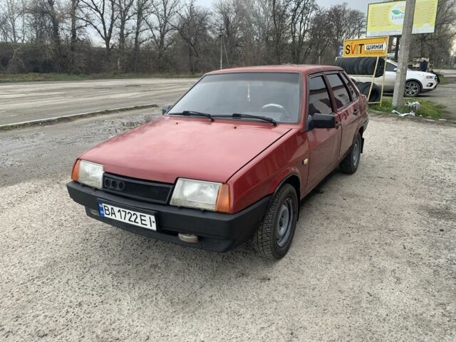 Красный ВАЗ 21099, объемом двигателя 1.5 л и пробегом 240 тыс. км за 1200 $, фото 3 на Automoto.ua