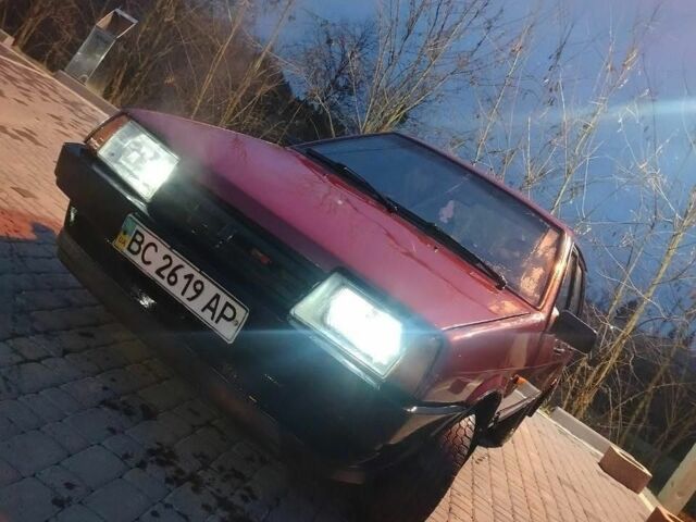 Красный ВАЗ 21099, объемом двигателя 1.5 л и пробегом 1 тыс. км за 750 $, фото 1 на Automoto.ua