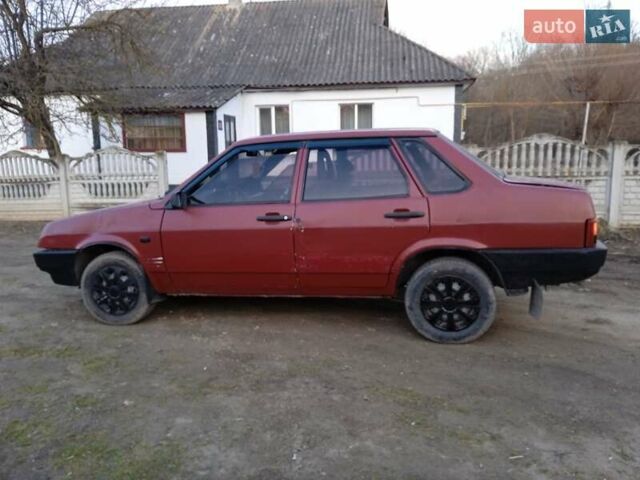 Червоний ВАЗ 21099, об'ємом двигуна 1.5 л та пробігом 266 тис. км за 905 $, фото 6 на Automoto.ua
