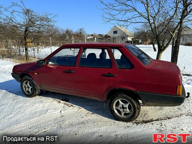 Красный ВАЗ 21099, объемом двигателя 1.5 л и пробегом 287 тыс. км за 1200 $, фото 1 на Automoto.ua