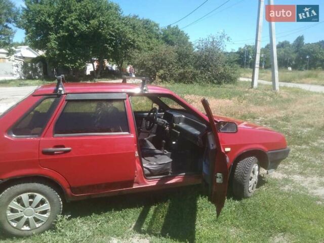 Красный ВАЗ 21099, объемом двигателя 1.5 л и пробегом 33 тыс. км за 1900 $, фото 10 на Automoto.ua