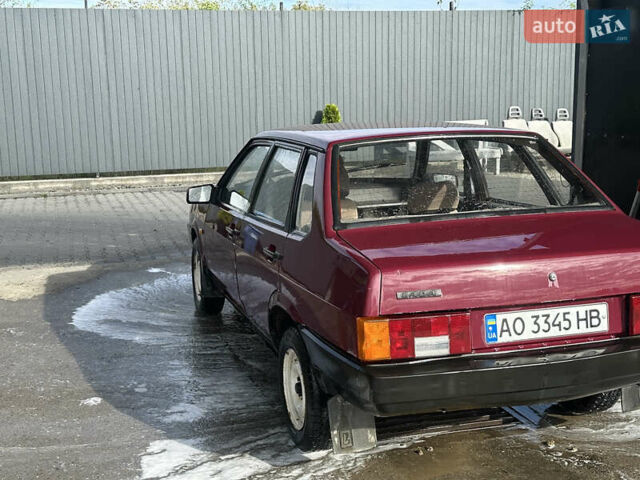 Красный ВАЗ 21099, объемом двигателя 1.5 л и пробегом 100 тыс. км за 1100 $, фото 6 на Automoto.ua
