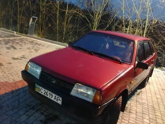 Красный ВАЗ 21099, объемом двигателя 1.5 л и пробегом 1 тыс. км за 750 $, фото 4 на Automoto.ua