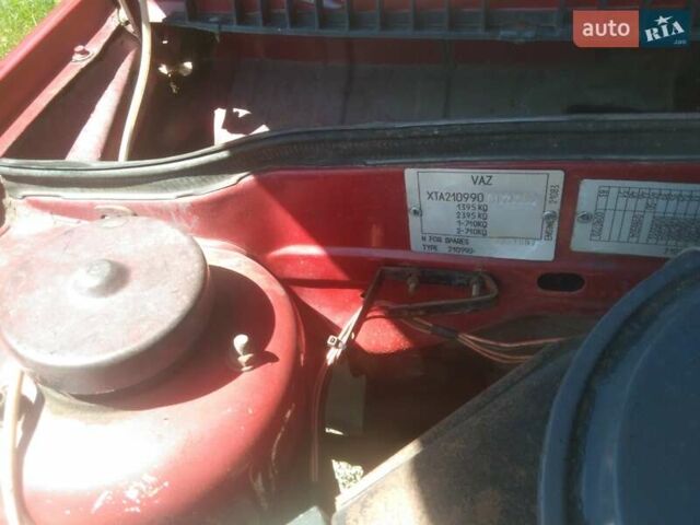 Красный ВАЗ 21099, объемом двигателя 1.5 л и пробегом 33 тыс. км за 1900 $, фото 7 на Automoto.ua