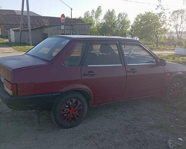 Красный ВАЗ 21099, объемом двигателя 1.5 л и пробегом 100 тыс. км за 900 $, фото 5 на Automoto.ua