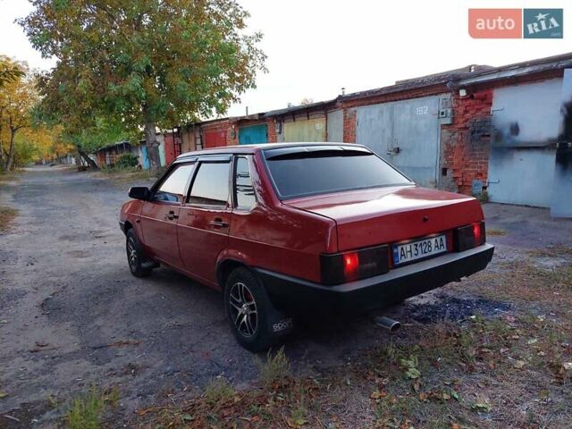 Красный ВАЗ 21099, объемом двигателя 1.5 л и пробегом 120 тыс. км за 2590 $, фото 2 на Automoto.ua