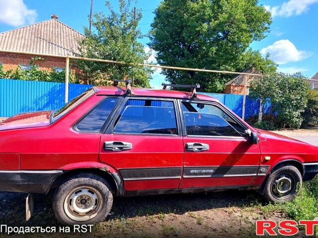 Красный ВАЗ 21099, объемом двигателя 1.5 л и пробегом 0 тыс. км за 450 $, фото 1 на Automoto.ua