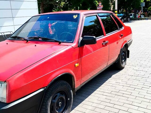 Красный ВАЗ 21099, объемом двигателя 1.5 л и пробегом 72 тыс. км за 1499 $, фото 2 на Automoto.ua