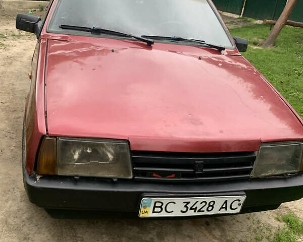Красный ВАЗ 21099, объемом двигателя 1.5 л и пробегом 200 тыс. км за 700 $, фото 3 на Automoto.ua