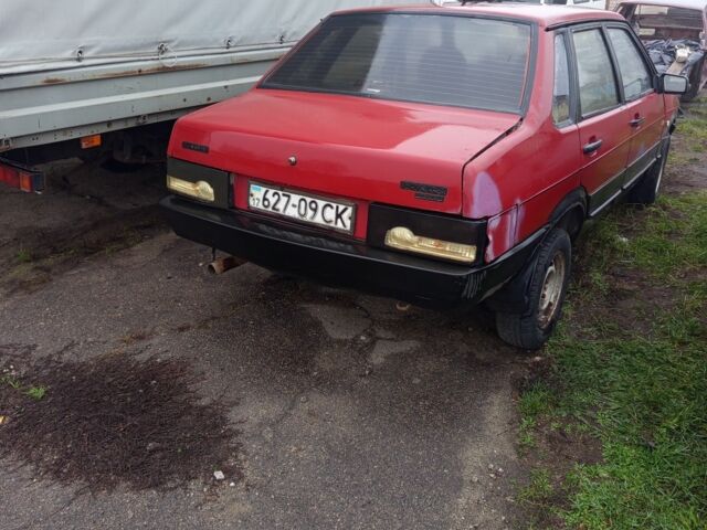Красный ВАЗ 21099, объемом двигателя 1 л и пробегом 1 тыс. км за 450 $, фото 1 на Automoto.ua
