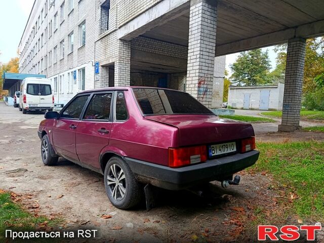 Красный ВАЗ 21099, объемом двигателя 1.5 л и пробегом 168 тыс. км за 1400 $, фото 6 на Automoto.ua