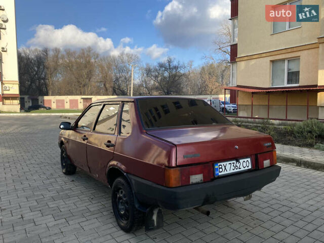 Красный ВАЗ 21099, объемом двигателя 1.5 л и пробегом 138 тыс. км за 600 $, фото 3 на Automoto.ua