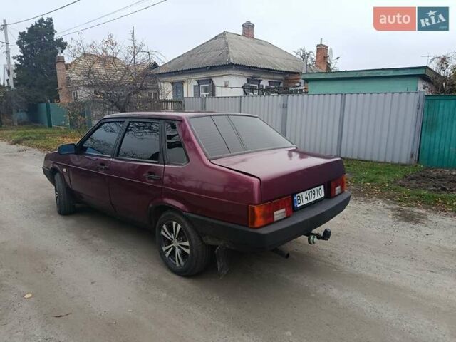 Красный ВАЗ 21099, объемом двигателя 1.5 л и пробегом 68 тыс. км за 1600 $, фото 7 на Automoto.ua