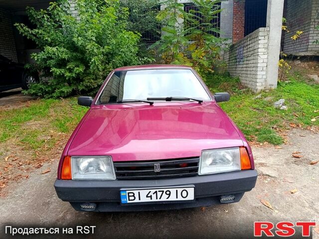 Красный ВАЗ 21099, объемом двигателя 1.5 л и пробегом 168 тыс. км за 1400 $, фото 1 на Automoto.ua