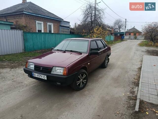 Красный ВАЗ 21099, объемом двигателя 1.5 л и пробегом 68 тыс. км за 1600 $, фото 4 на Automoto.ua