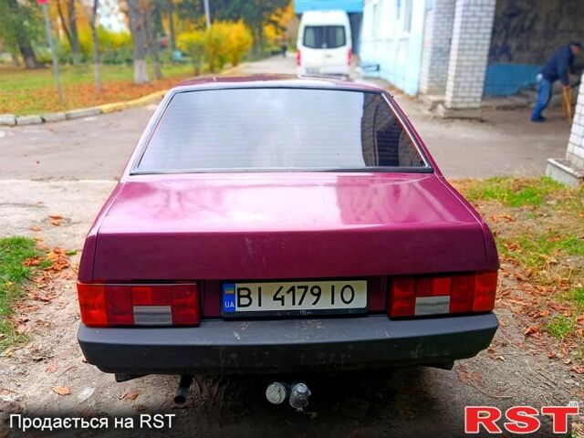 Красный ВАЗ 21099, объемом двигателя 1.5 л и пробегом 168 тыс. км за 1400 $, фото 4 на Automoto.ua