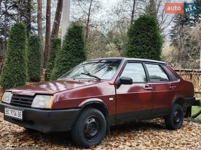 Красный ВАЗ 21099, объемом двигателя 1.46 л и пробегом 55 тыс. км за 950 $, фото 3 на Automoto.ua