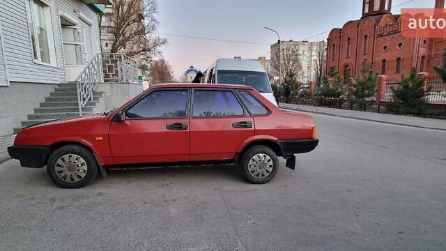 Красный ВАЗ 21099, объемом двигателя 1.5 л и пробегом 168 тыс. км за 1500 $, фото 3 на Automoto.ua
