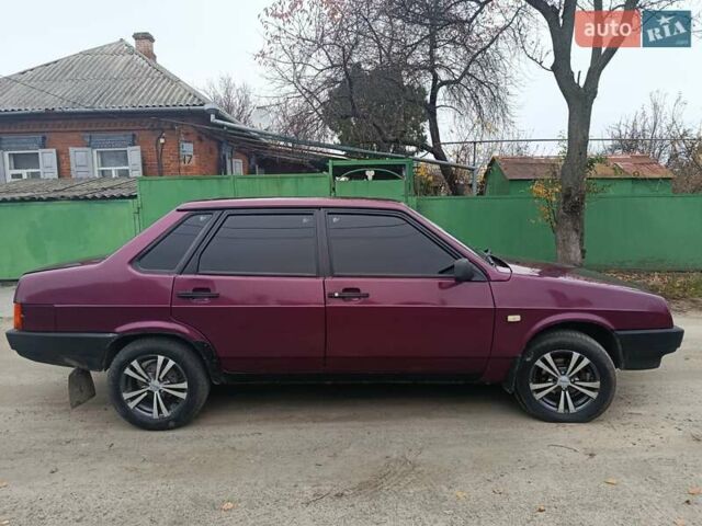 Красный ВАЗ 21099, объемом двигателя 1.5 л и пробегом 68 тыс. км за 1600 $, фото 9 на Automoto.ua