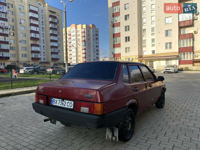 Красный ВАЗ 21099, объемом двигателя 1.5 л и пробегом 138 тыс. км за 600 $, фото 2 на Automoto.ua