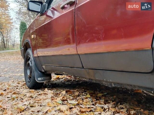 Красный ВАЗ 21099, объемом двигателя 1.46 л и пробегом 55 тыс. км за 900 $, фото 11 на Automoto.ua