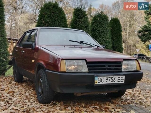 Красный ВАЗ 21099, объемом двигателя 1.5 л и пробегом 55 тыс. км за 999 $, фото 3 на Automoto.ua