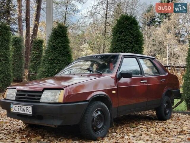 Красный ВАЗ 21099, объемом двигателя 1.46 л и пробегом 55 тыс. км за 900 $, фото 1 на Automoto.ua