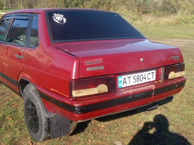 Красный ВАЗ 21099, объемом двигателя 1.5 л и пробегом 322 тыс. км за 750 $, фото 1 на Automoto.ua