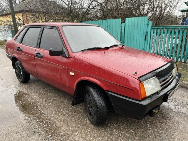 Червоний ВАЗ 21099, об'ємом двигуна 1.5 л та пробігом 186 тис. км за 950 $, фото 5 на Automoto.ua