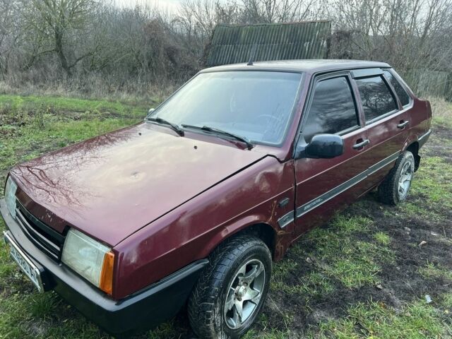 Червоний ВАЗ 21099, об'ємом двигуна 1.5 л та пробігом 228 тис. км за 1200 $, фото 1 на Automoto.ua