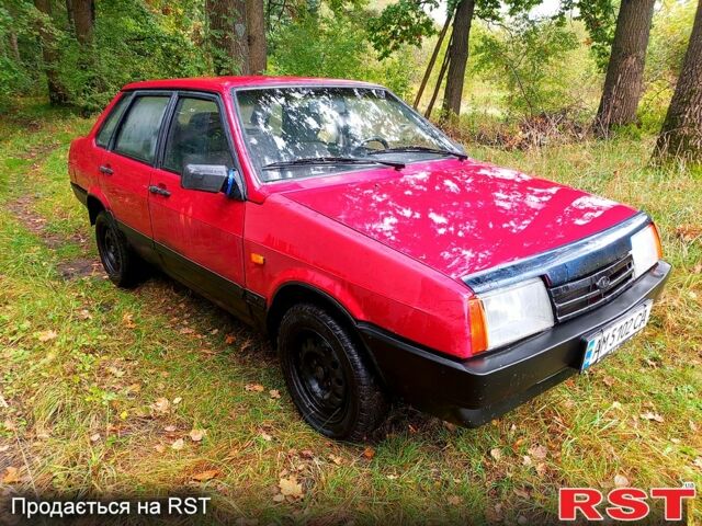 Красный ВАЗ 21099, объемом двигателя 1.5 л и пробегом 99 тыс. км за 1250 $, фото 3 на Automoto.ua