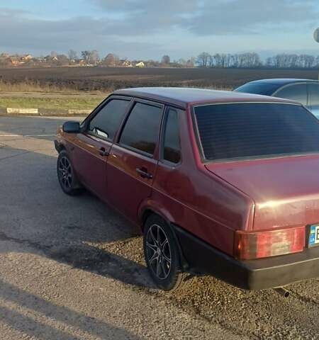 Червоний ВАЗ 21099, об'ємом двигуна 1.5 л та пробігом 185 тис. км за 1800 $, фото 2 на Automoto.ua