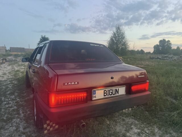 Красный ВАЗ 21099, объемом двигателя 1.6 л и пробегом 250 тыс. км за 2200 $, фото 5 на Automoto.ua