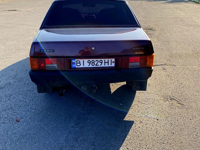 Красный ВАЗ 21099, объемом двигателя 1.5 л и пробегом 217 тыс. км за 1400 $, фото 3 на Automoto.ua