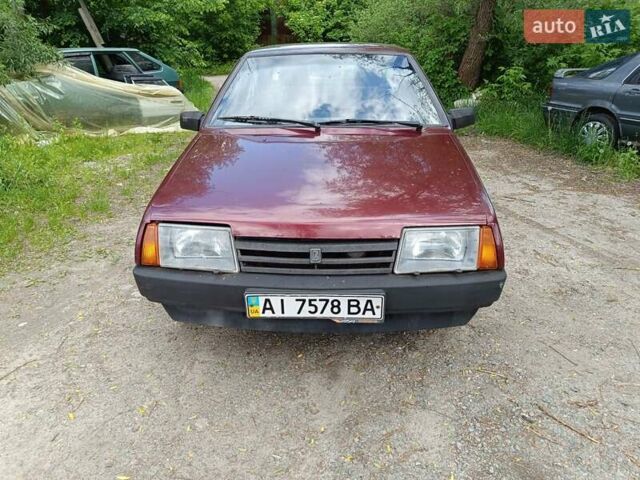 Красный ВАЗ 21099, объемом двигателя 1.59 л и пробегом 117 тыс. км за 1000 $, фото 4 на Automoto.ua