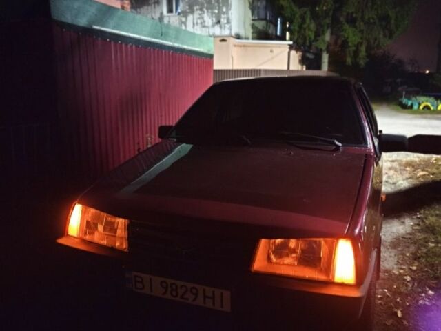 Червоний ВАЗ 21099, об'ємом двигуна 1.5 л та пробігом 1000 тис. км за 1300 $, фото 2 на Automoto.ua