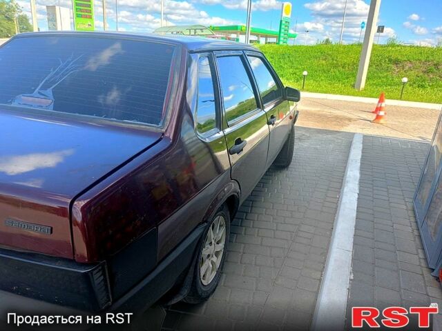 Красный ВАЗ 21099, объемом двигателя 1.5 л и пробегом 95 тыс. км за 1600 $, фото 2 на Automoto.ua